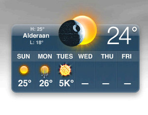 Star Wars Weather